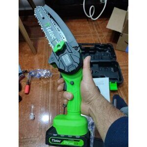Mini Chainsaw Cordless 6 Inch [Gardener Friendly] Super Handheld Recharge